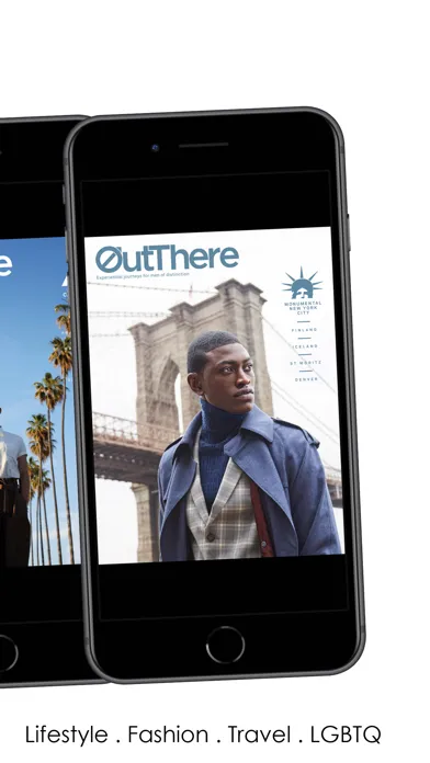 Capturas de pantalla de OutThere magazine