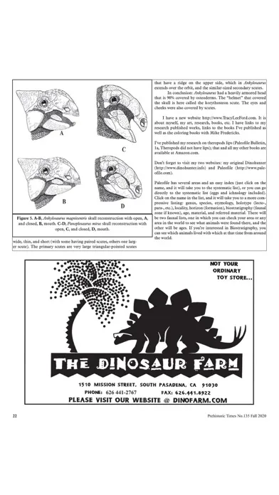 Prehistoric Times Magazine Screenshots