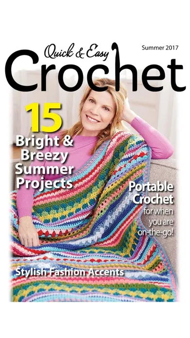 Captures d'écran de Quick & Easy Crochet Magazine