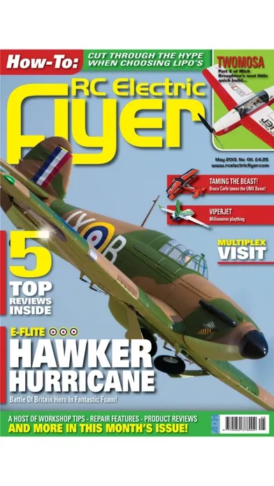 Capturas de pantalla de RC Electric Flyer - The Leading Radio Control Electric Aircraft Magazine