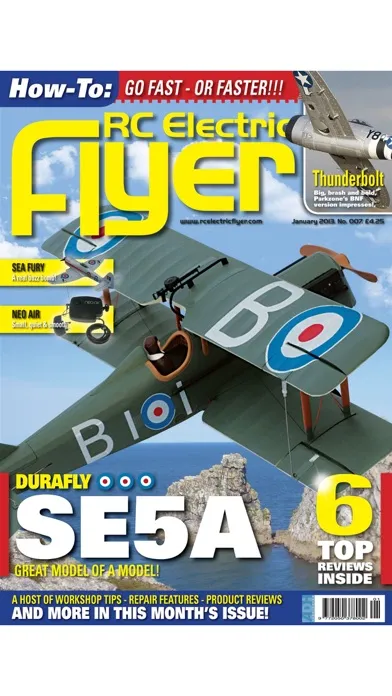 Capturas de pantalla de RC Electric Flyer - The Leading Radio Control Electric Aircraft Magazine
