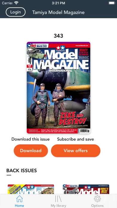 Zrzuty ekranu Tamiya Model Magazine