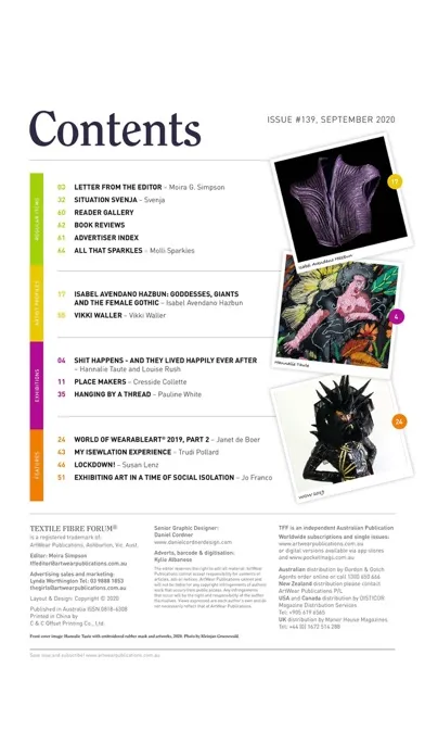 Tangkapan layar Textile Fibre Forum
