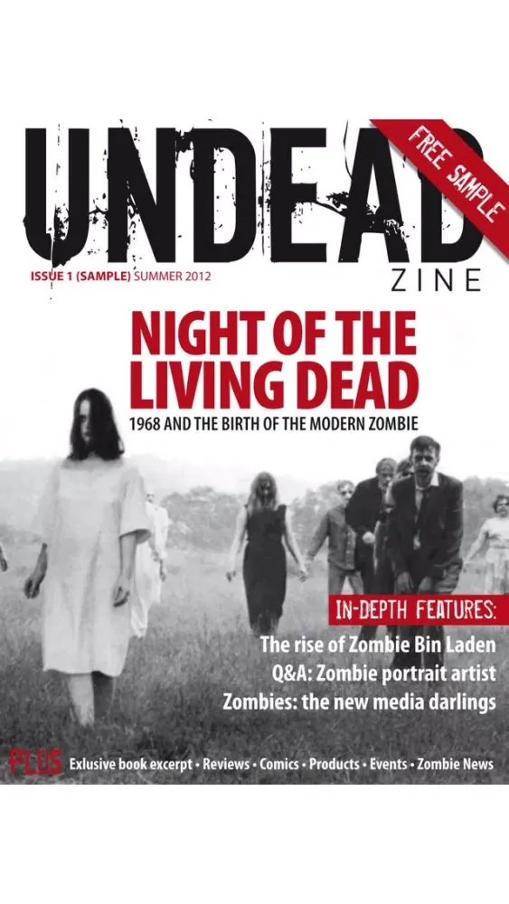 Capturas de pantalla de Undead Zine.