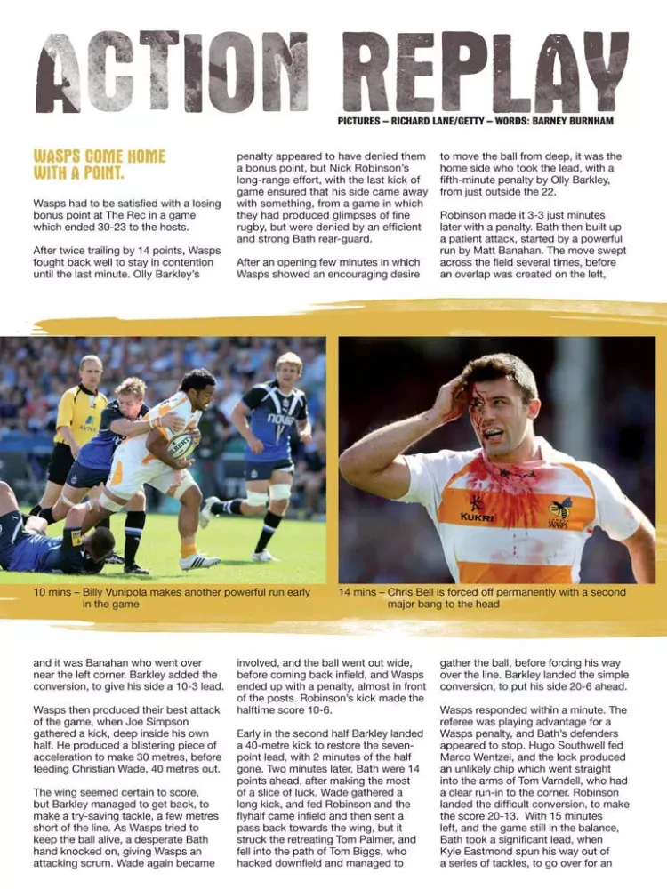 Zrzuty ekranu WASPS: The Official Matchday Programmes for London WASPS fans! iPad 