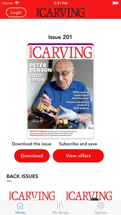 Zrzuty ekranu Woodcarving Magazine