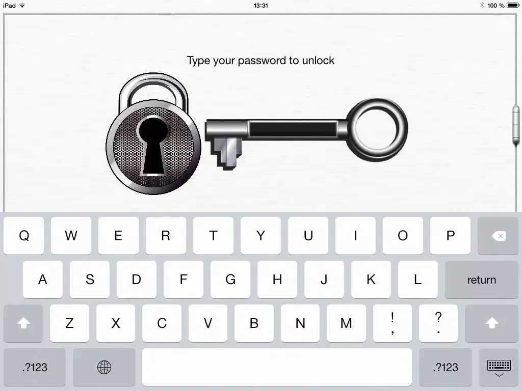 Master Password iPad  Ekran Görüntüleri