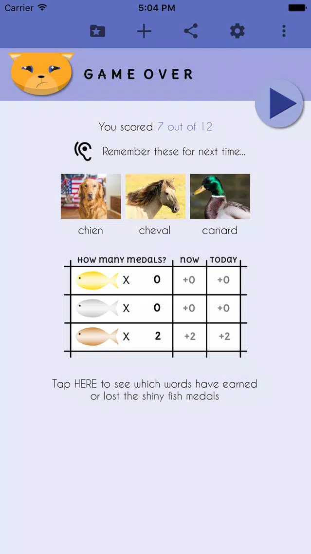 ภาพหน้าจอของ MemoLingo - Learn Languages