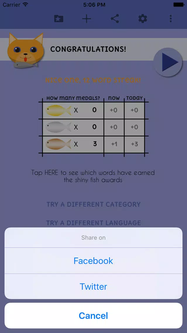 ภาพหน้าจอของ MemoLingo - Learn Languages