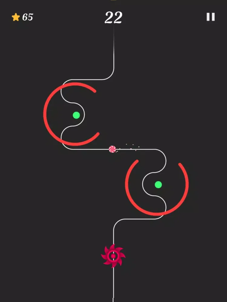 Curvy Path iPad  स्क्रीनशॉट