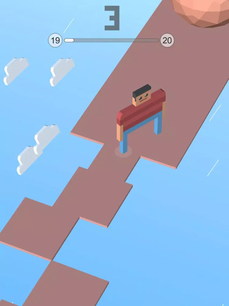 Screenshot di Flat Run. iPad 