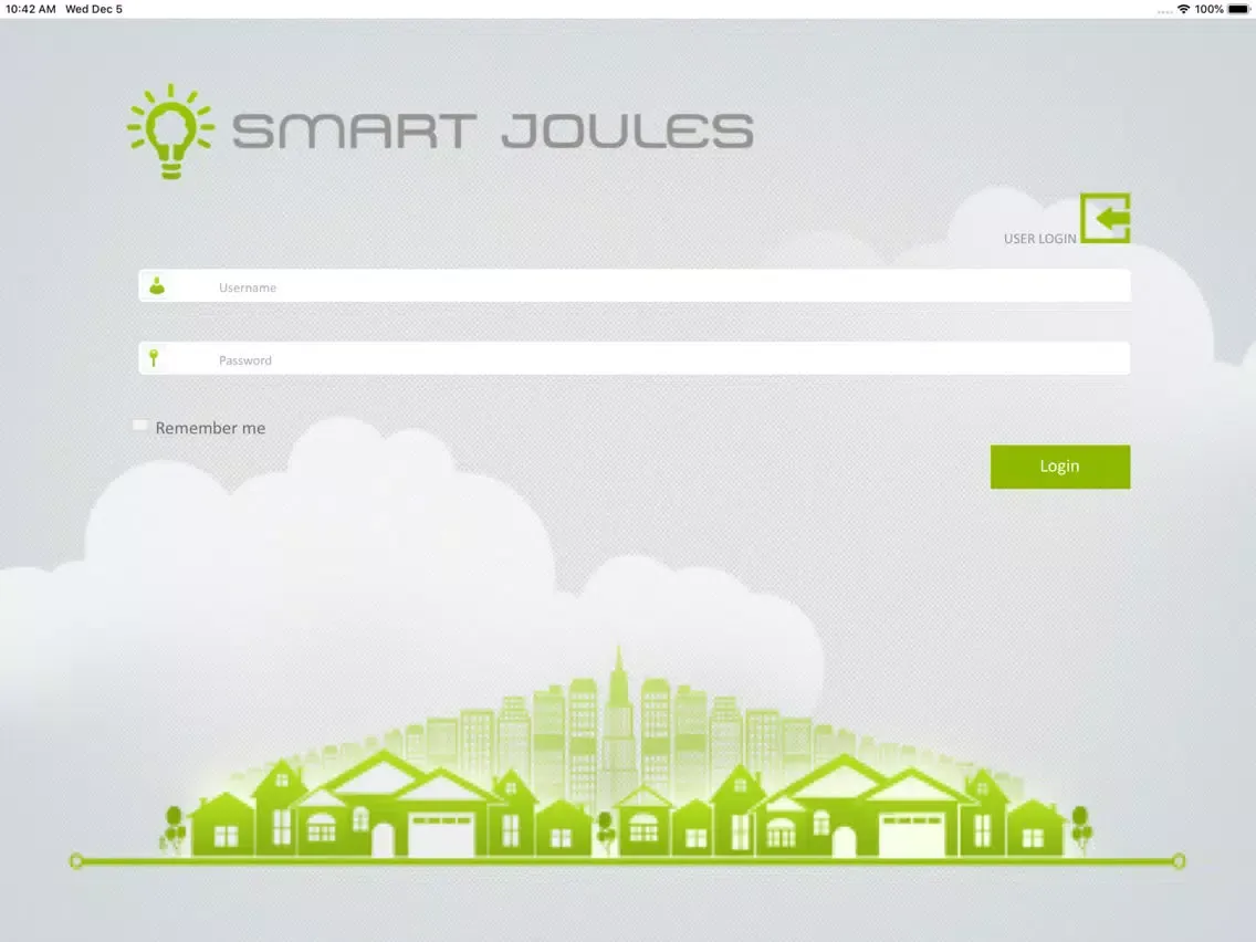 Capturas de tela do Smart Joules iPad 