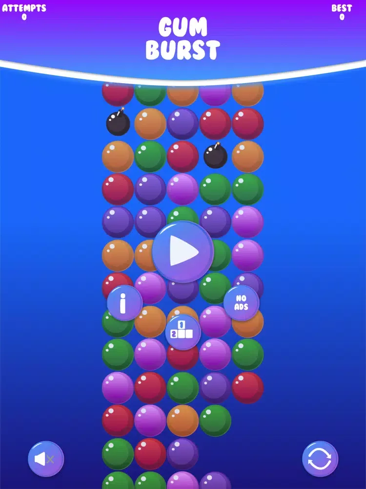 Capturas de tela do Gum Burst iPad 