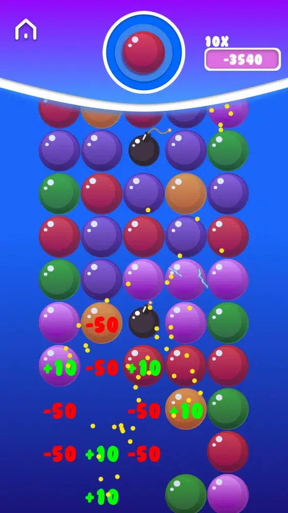 Capturas de tela do Gum Burst
