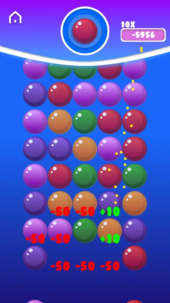 Capturas de tela do Gum Burst