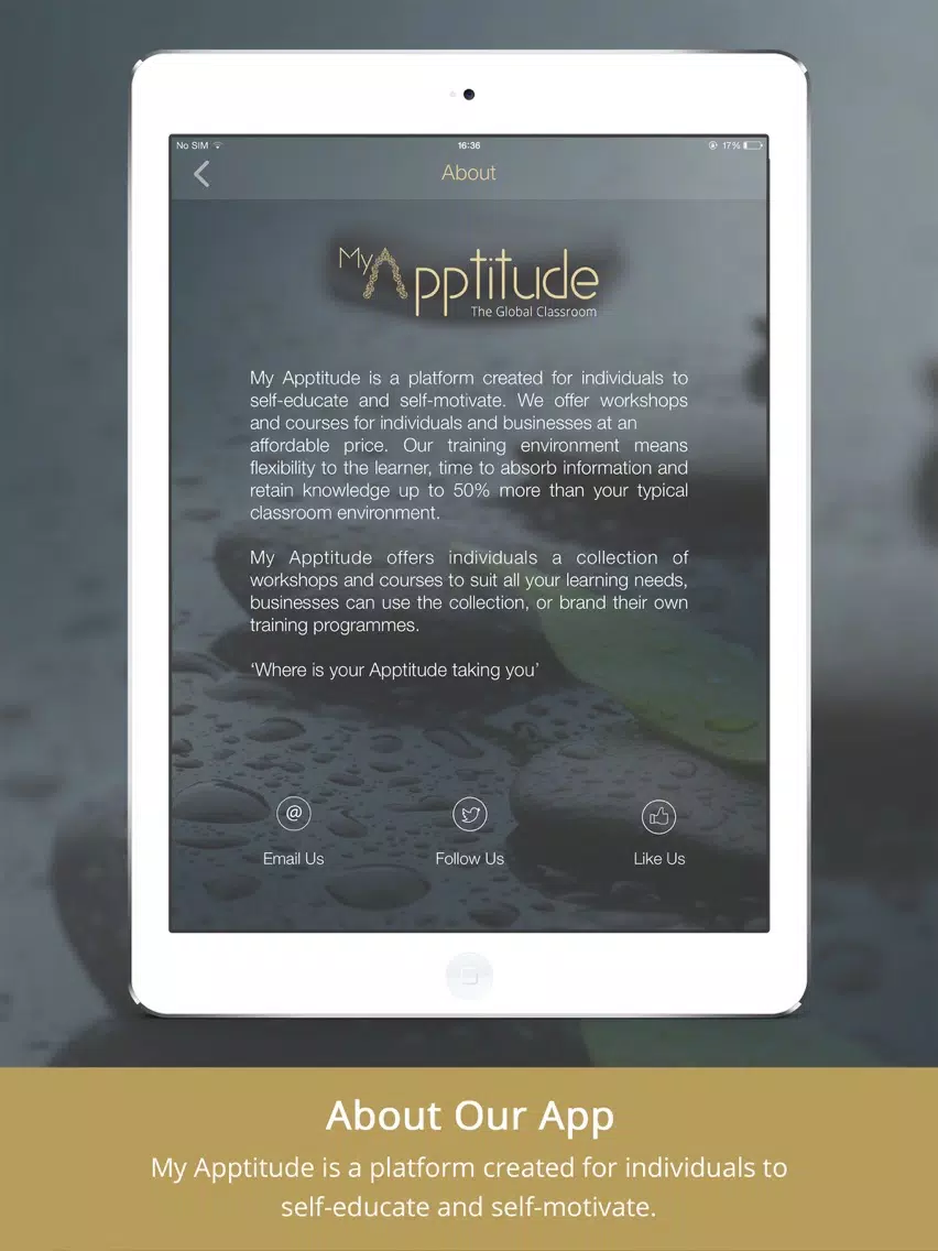 تصاویر MyApptitude iPad 