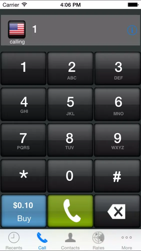 ภาพหน้าจอของ Blue VoIP