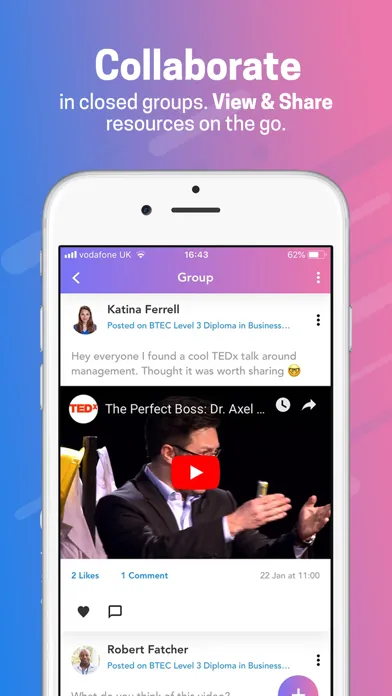 HRUC Student App Ekran Görüntüleri