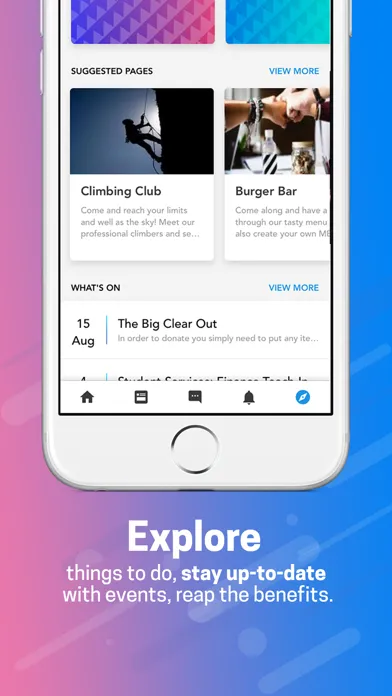 HRUC Student App Ekran Görüntüleri