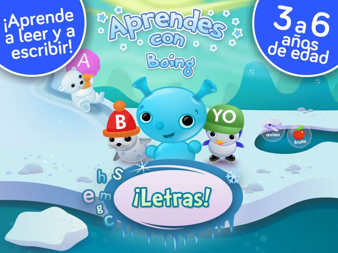 ¡Alfabeto y Palabras! Juegos educativos de ABC para niños en kinder y preescolar por Aprendes Con iPad 应用截图