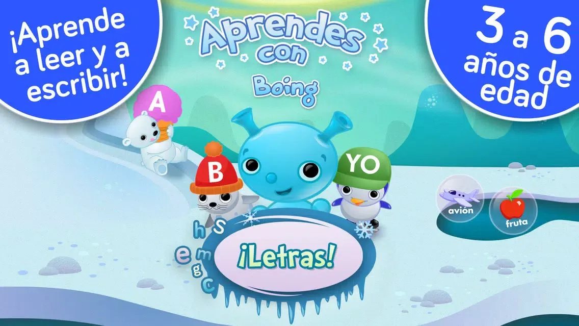 ¡Alfabeto y Palabras! Juegos educativos de ABC para niños en kinder y preescolar por Aprendes Con应用截图
