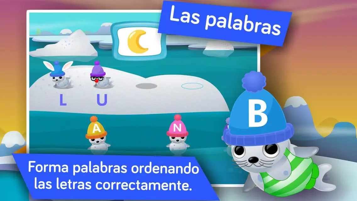 ¡Alfabeto y Palabras! Juegos educativos de ABC para niños en kinder y preescolar por Aprendes Con应用截图
