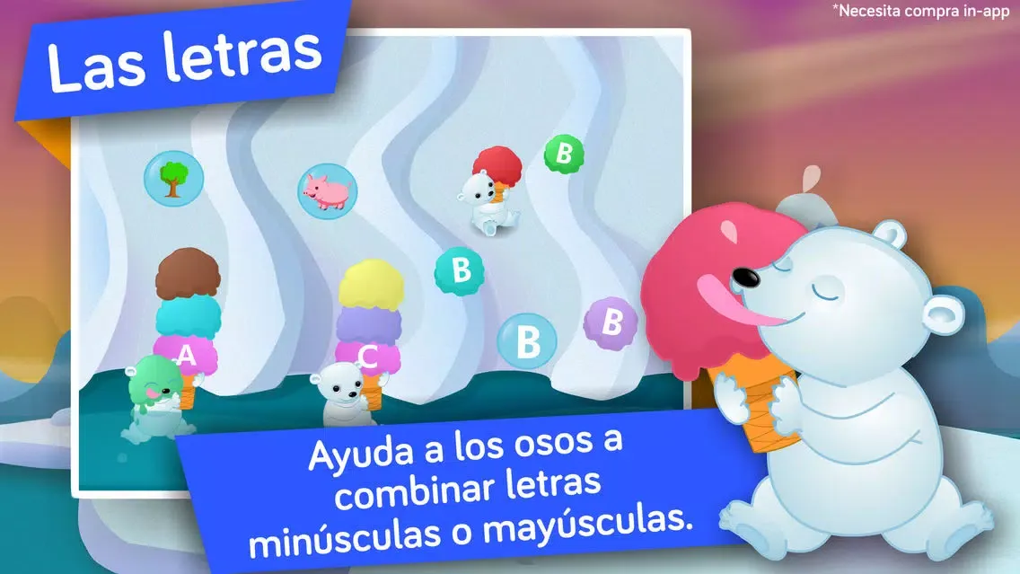 ¡Alfabeto y Palabras! Juegos educativos de ABC para niños en kinder y preescolar por Aprendes Con应用截图