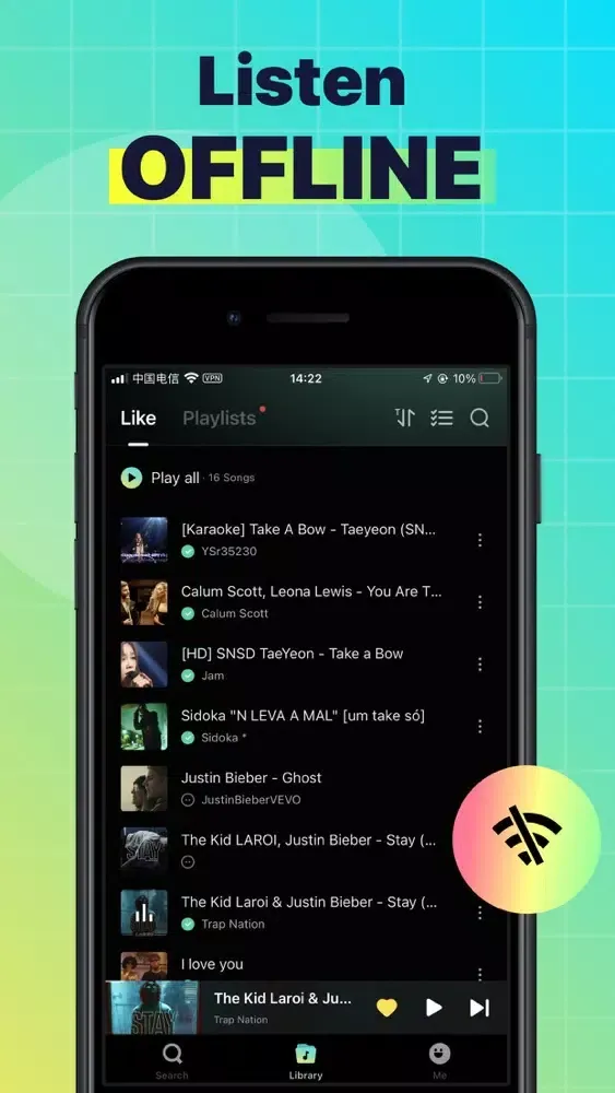 Offline Music Player—MelodyMe स्क्रीनशॉट