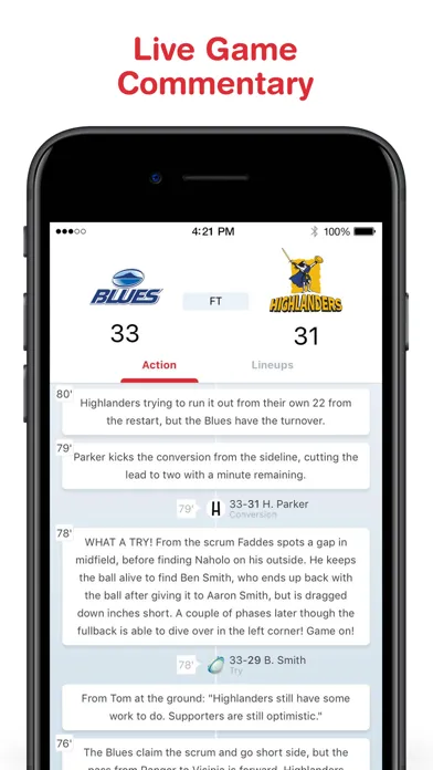 Скриншоты Tribe: Live Sports Scores