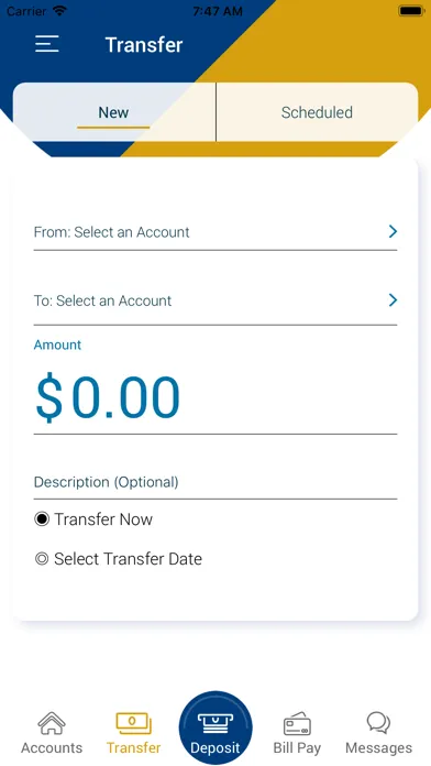 Tangkapan skrin TRI BORO FCU Mobile