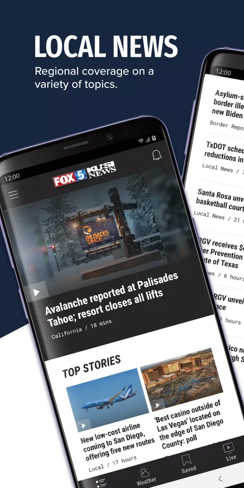 FOX 5 San Diego & KUSI News Screenshots