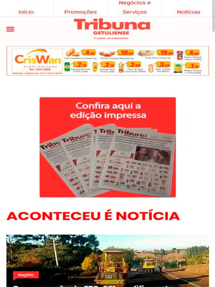 Tribuna Getuliense iPad  Screenshots