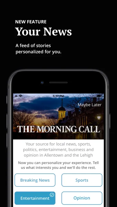 Capturas de pantalla de The Morning Call