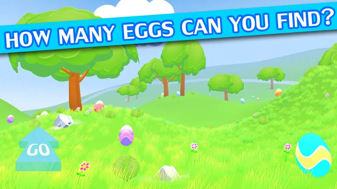 Capturas de tela do SEEK 3D - Easter Egg Hunt