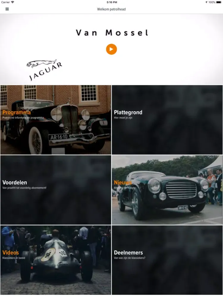 Concours d'Elegance iPad 應用截圖