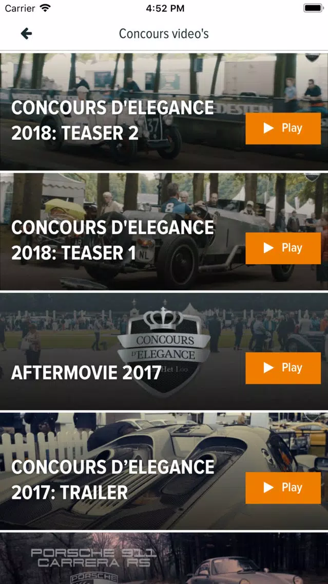 Concours d'Elegance Screenshots