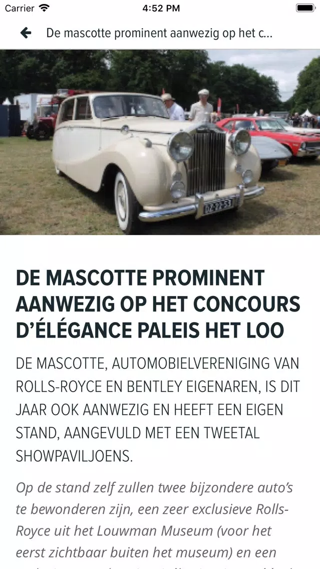 Concours d'Elegance Screenshots