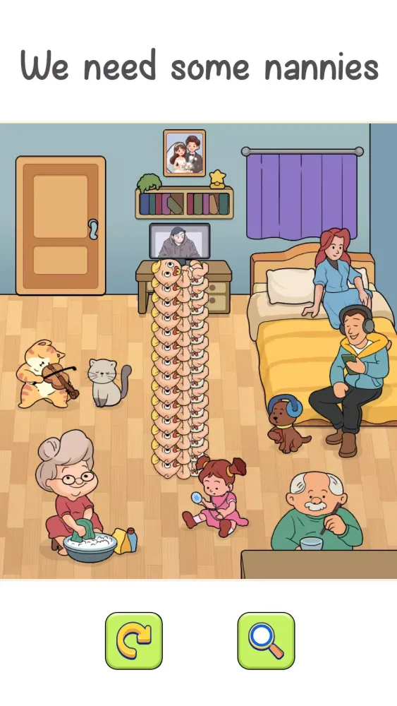 Capturas de tela do Help Them - Tricky Puzzle
