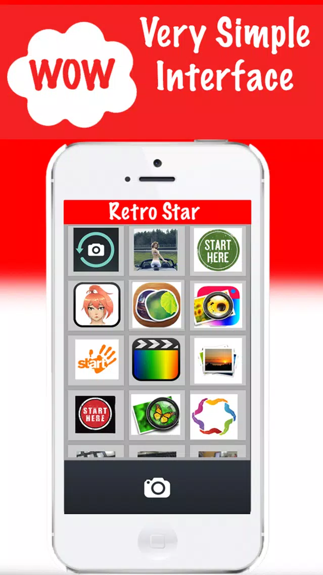 Capturas de tela do Retro Star Photo Editor - vintage camera for painting sketch effects + stickers