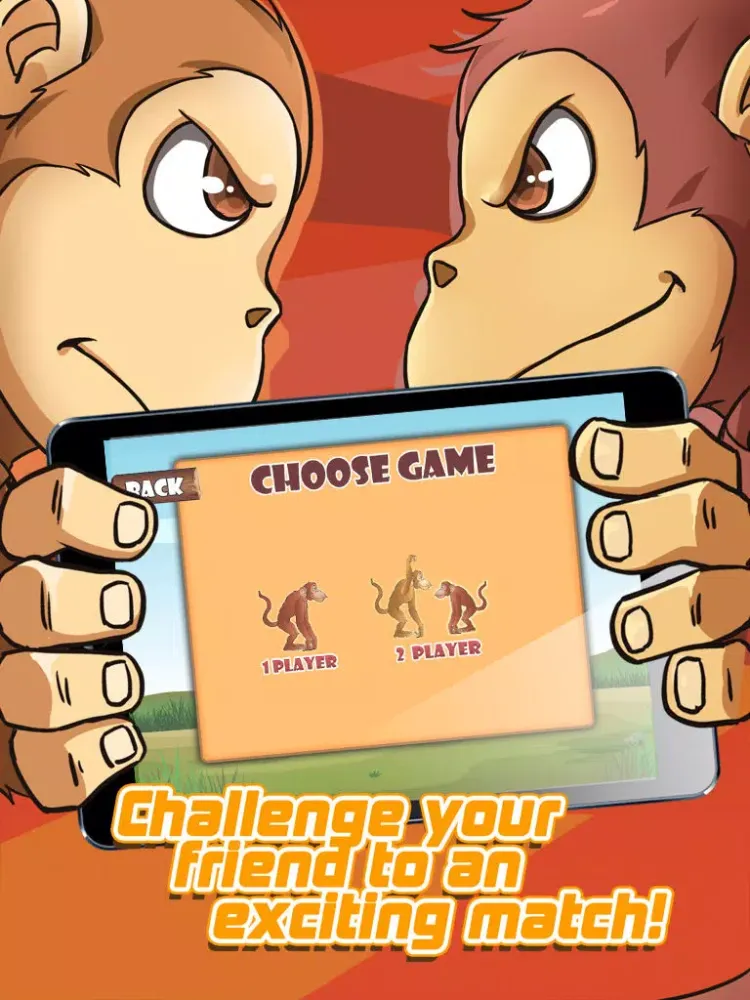 Captures d'écran de Angry Monkey Super Fight: Mud Toss Blast iPad 