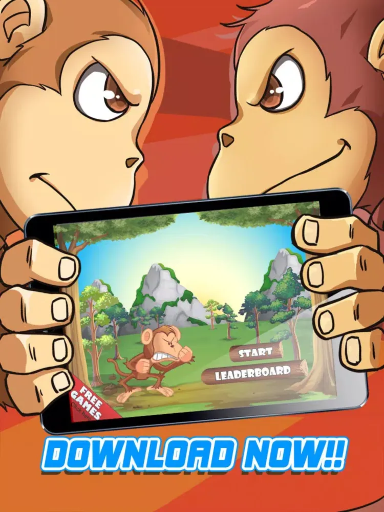 Captures d'écran de Angry Monkey Super Fight: Mud Toss Blast iPad 