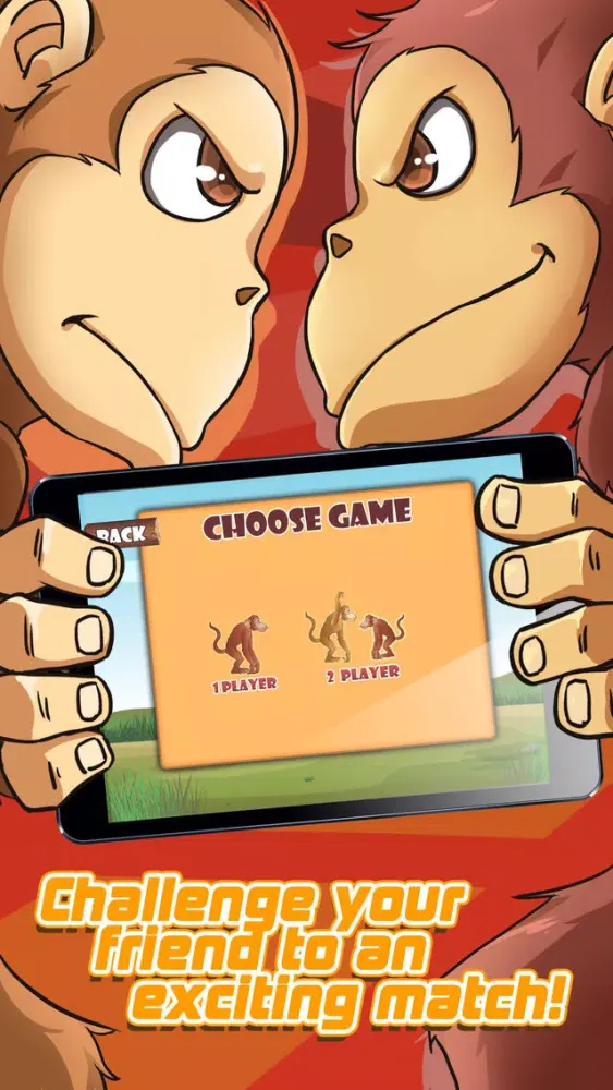 Captures d'écran de Angry Monkey Super Fight: Mud Toss Blast