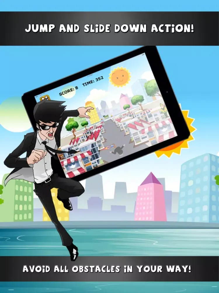 Tangkapan skrin A Secret Agent Chase: Enemy Revenge Run iPad 