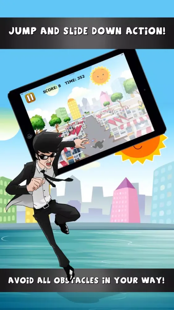 Tangkapan skrin A Secret Agent Chase: Enemy Revenge Run