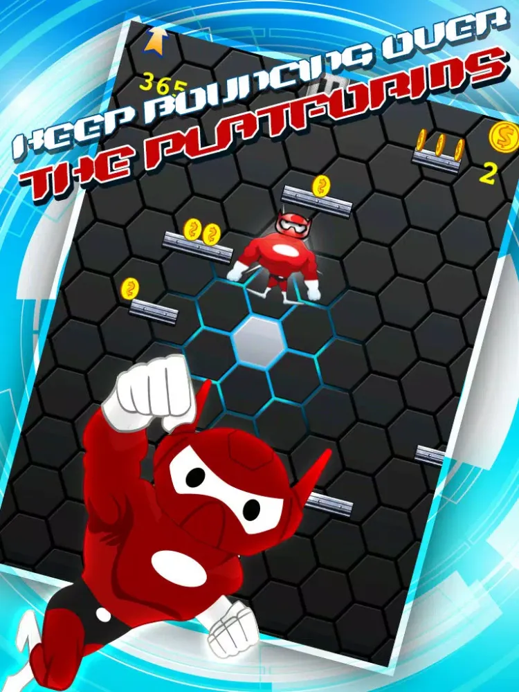 Big Super Rocket Hero Jump League Pro iPad 应用截图