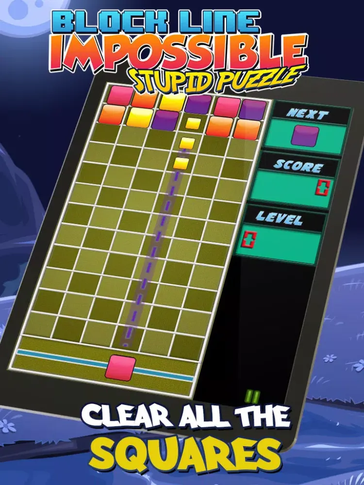 Captures d'écran de Block Line Impossible Stupid Puzzle iPad 