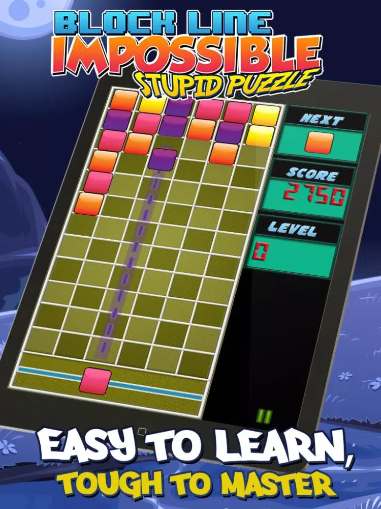 Captures d'écran de Block Line Impossible Stupid Puzzle iPad 