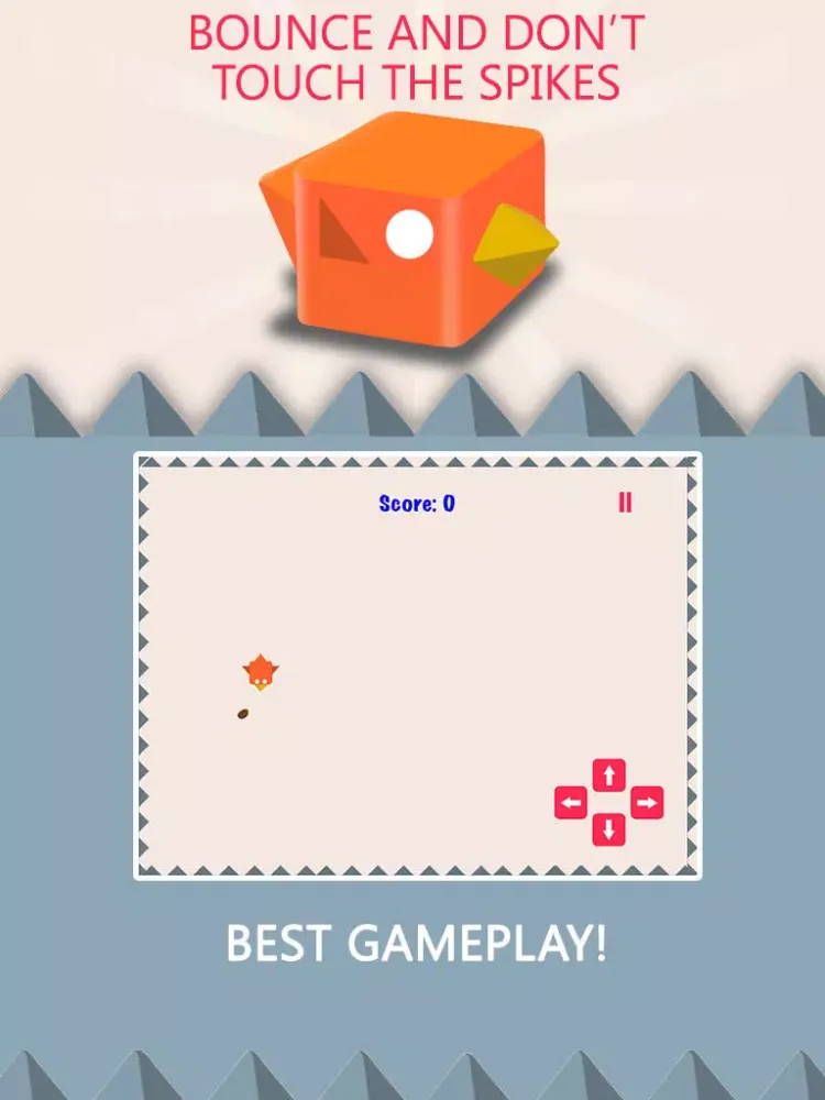 Ảnh chụp màn hình của Bounce and Don't Hit the Crazy Spikes Pro iPad 