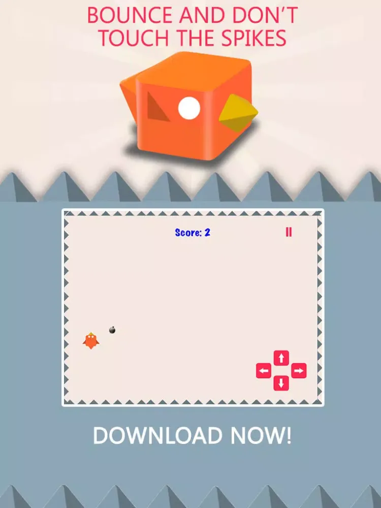 Ảnh chụp màn hình của Bounce and Don't Hit the Crazy Spikes Pro iPad 