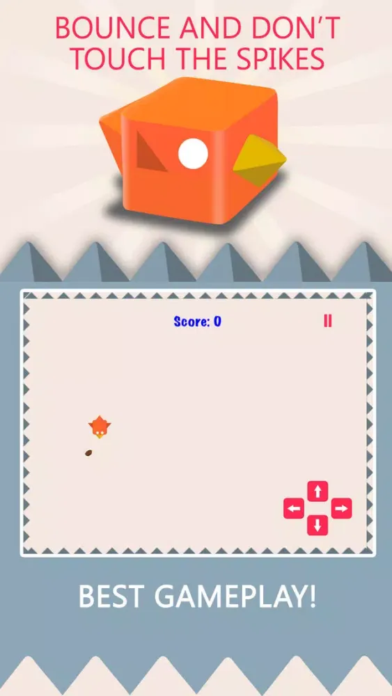 Ảnh chụp màn hình của Bounce and Don't Hit the Crazy Spikes Pro